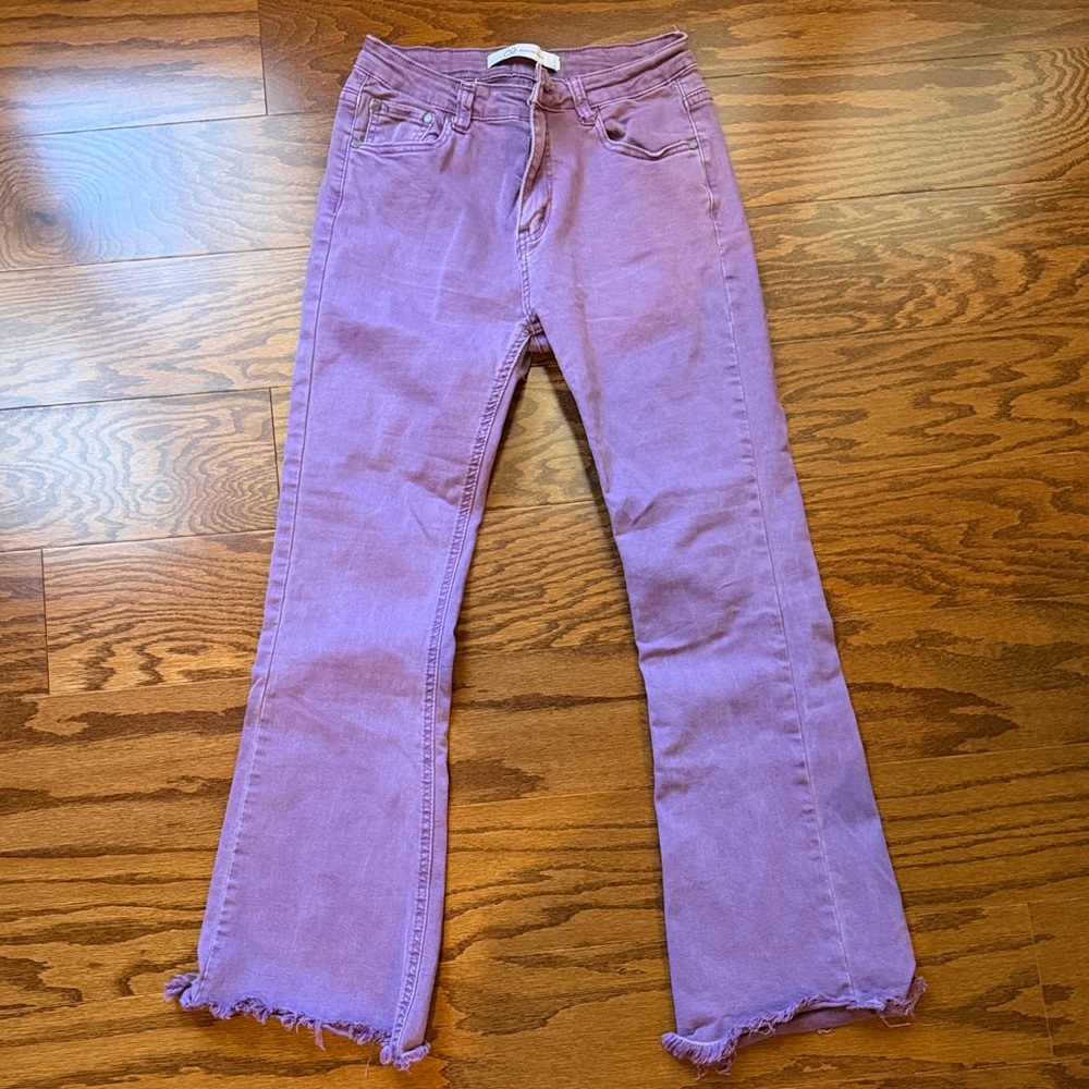 Q2 Lavender Flare Women's Jeans